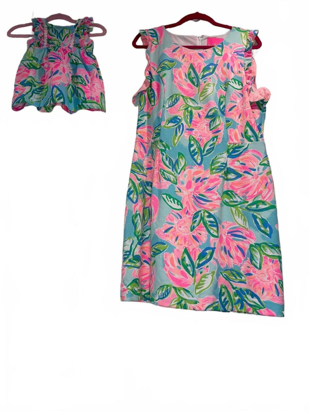Mommy & Me Lilly Pulitzer Totally Blossom Shift Set 16 & 6-12M